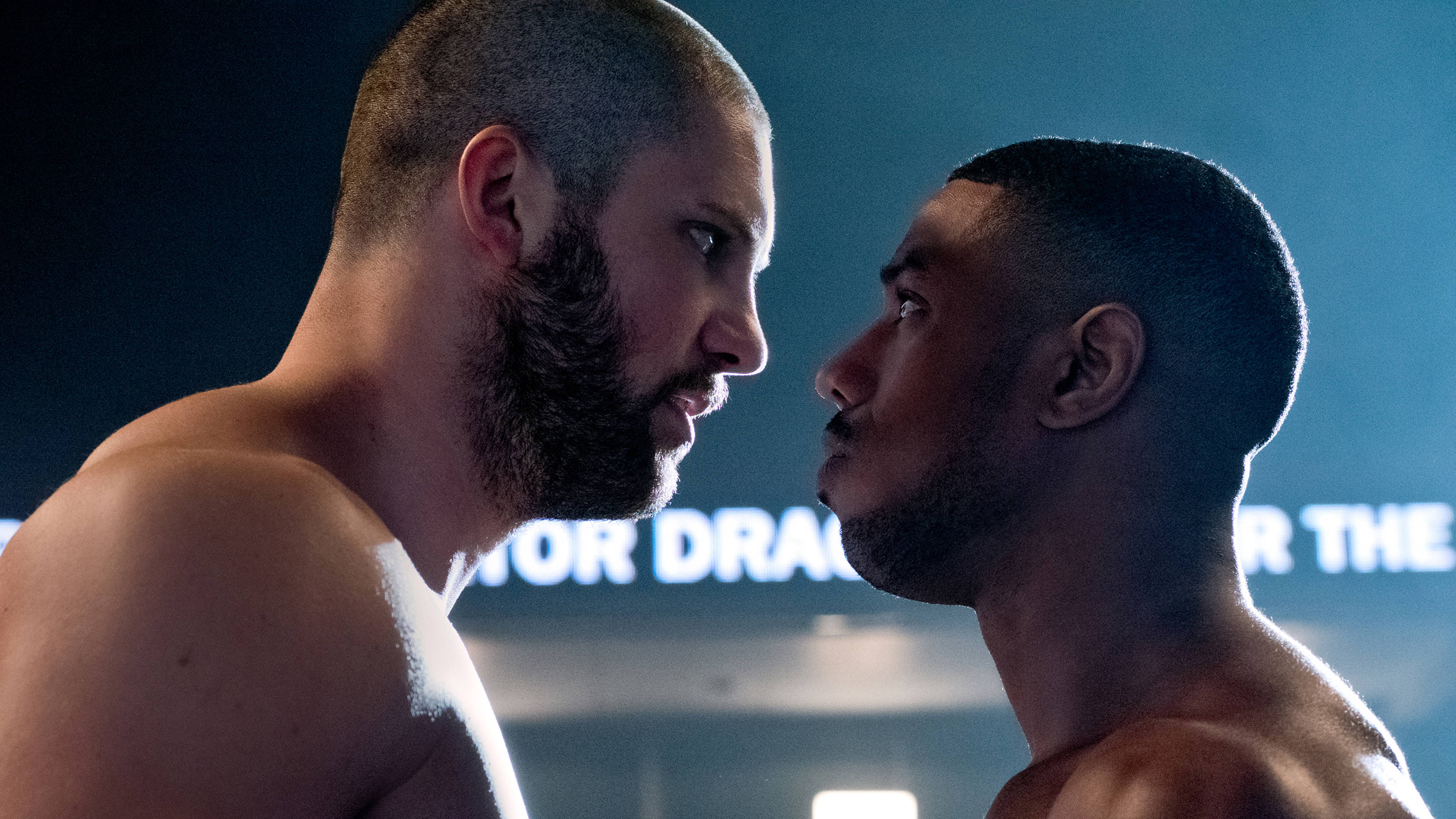 Florian Munteanu and Michael B. Jordan in 'Creed II'