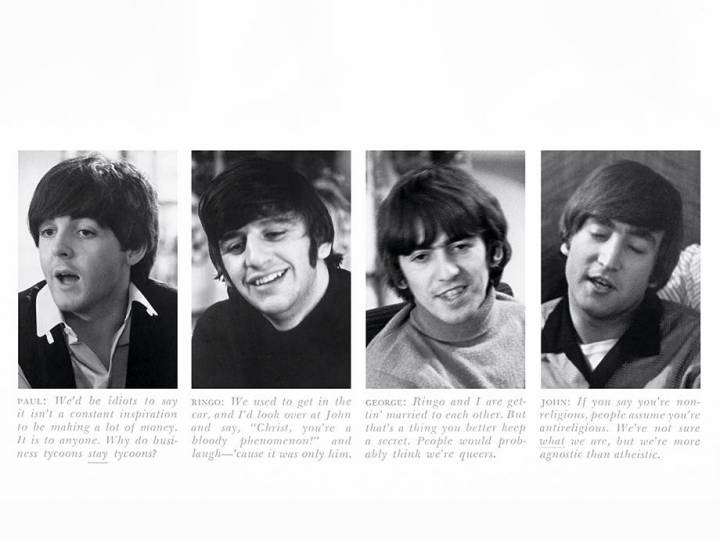 When the Funnyman Met the Fab Four