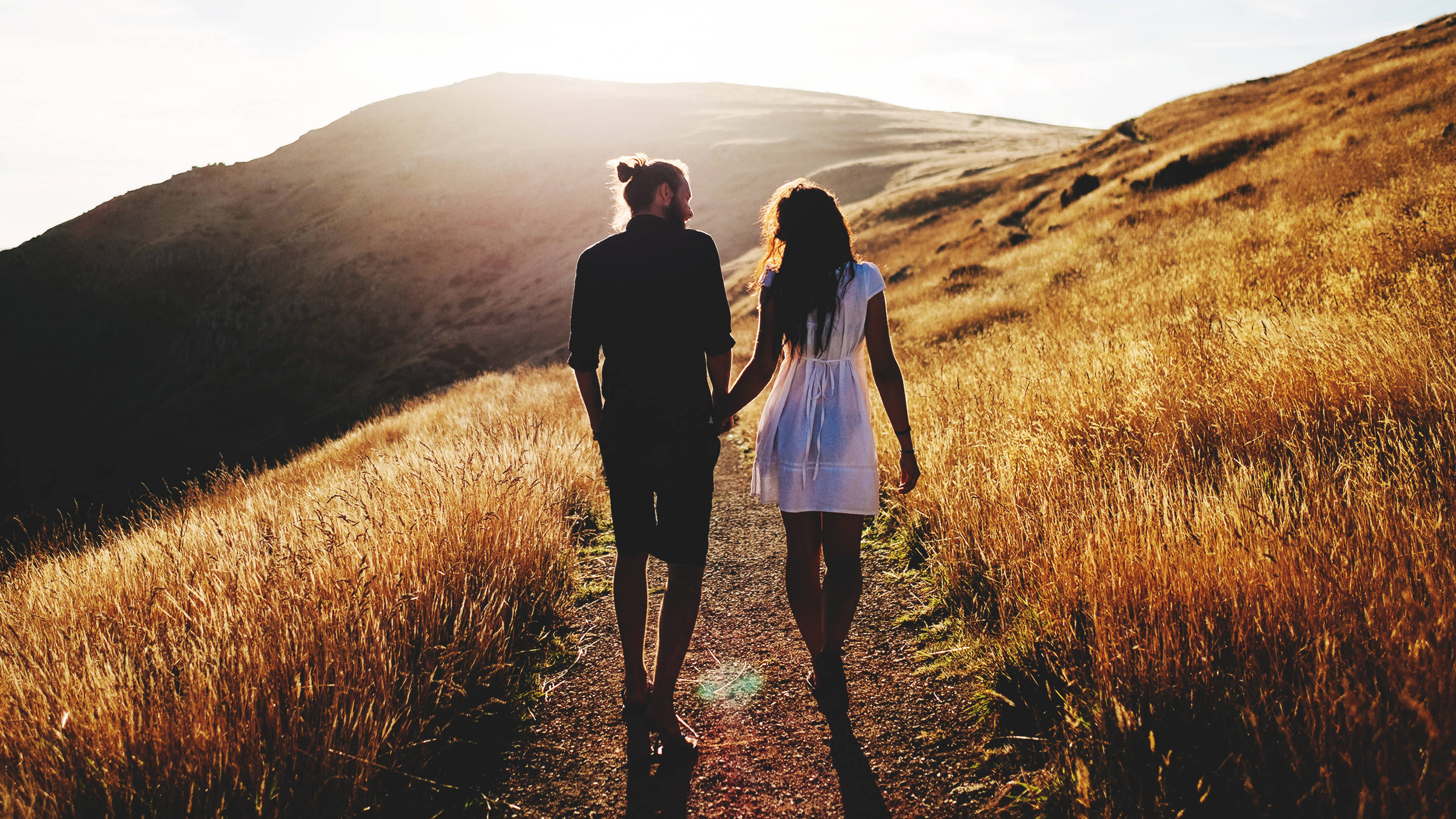 Couple walking
