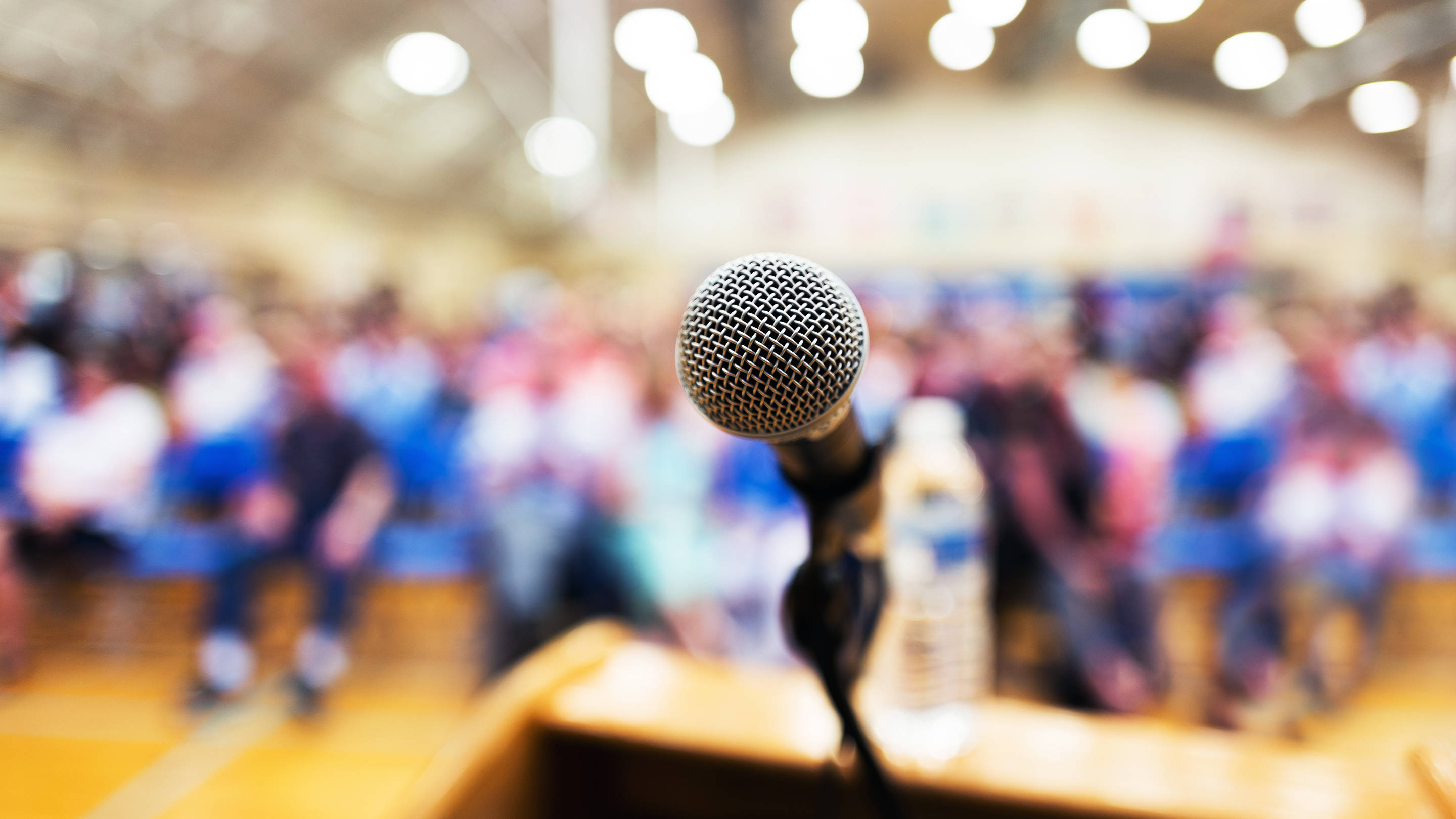 Microphone onstage
