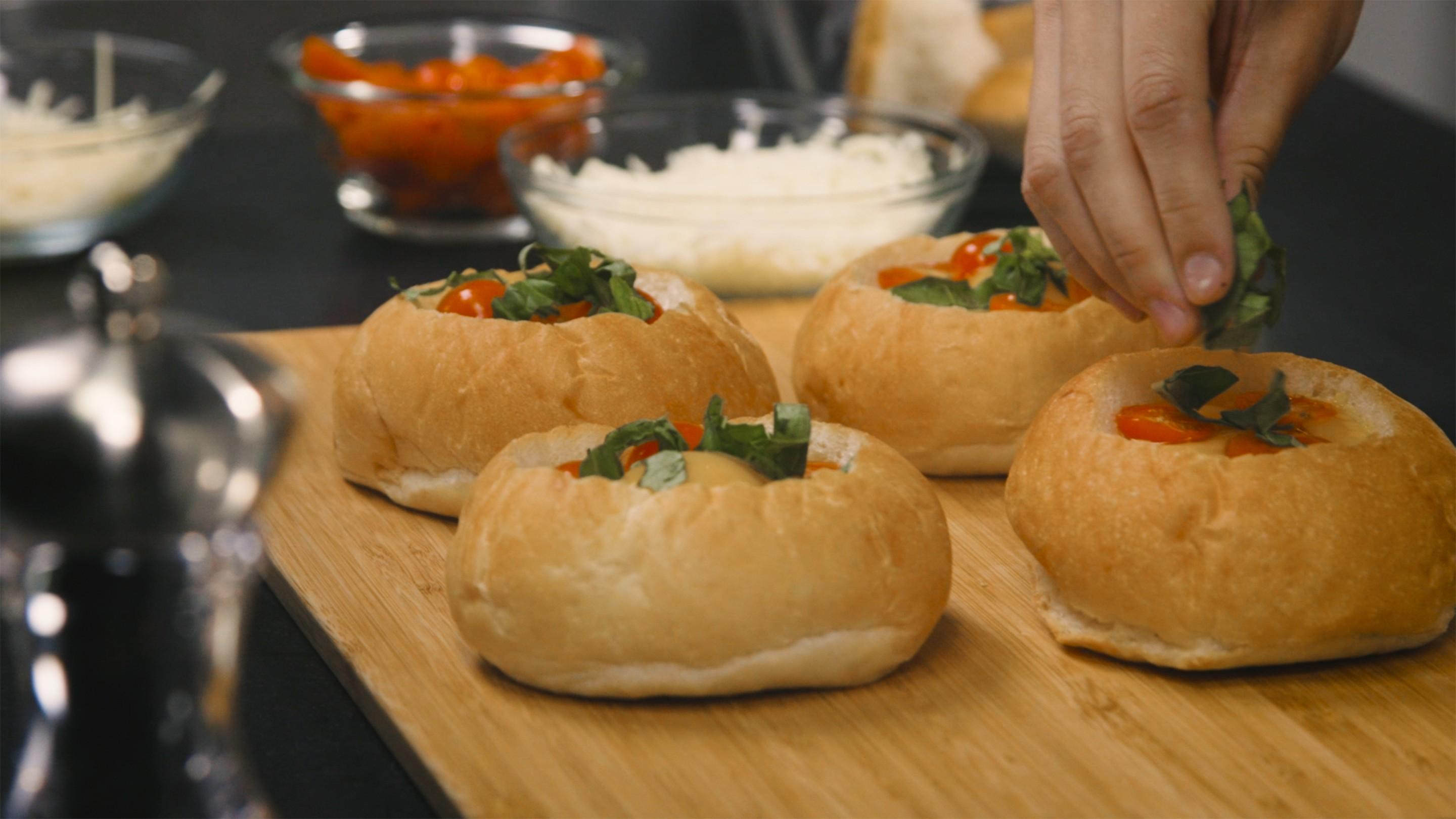 Mini Breakfast Boats