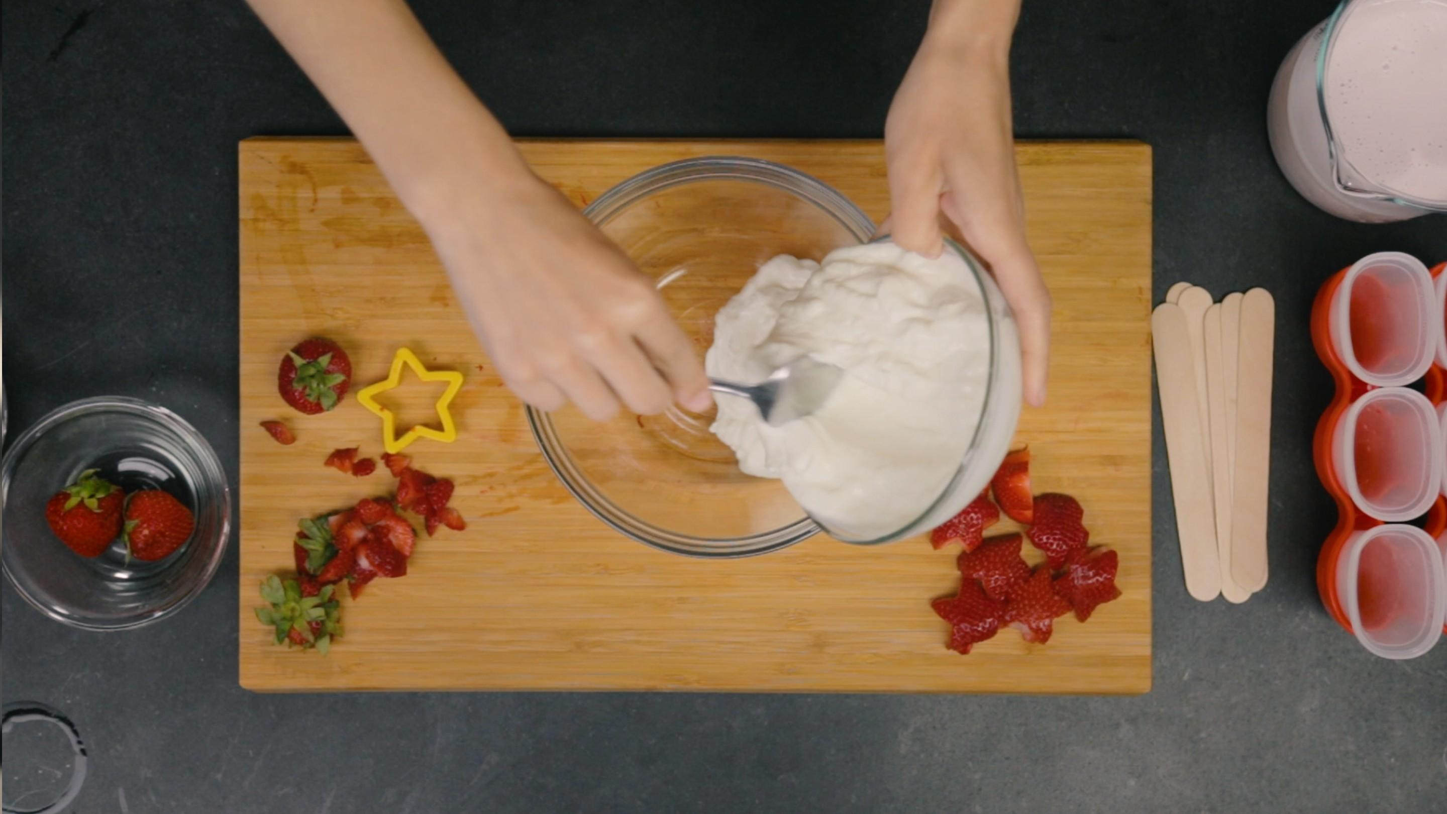 Yogurt Star Popsicles