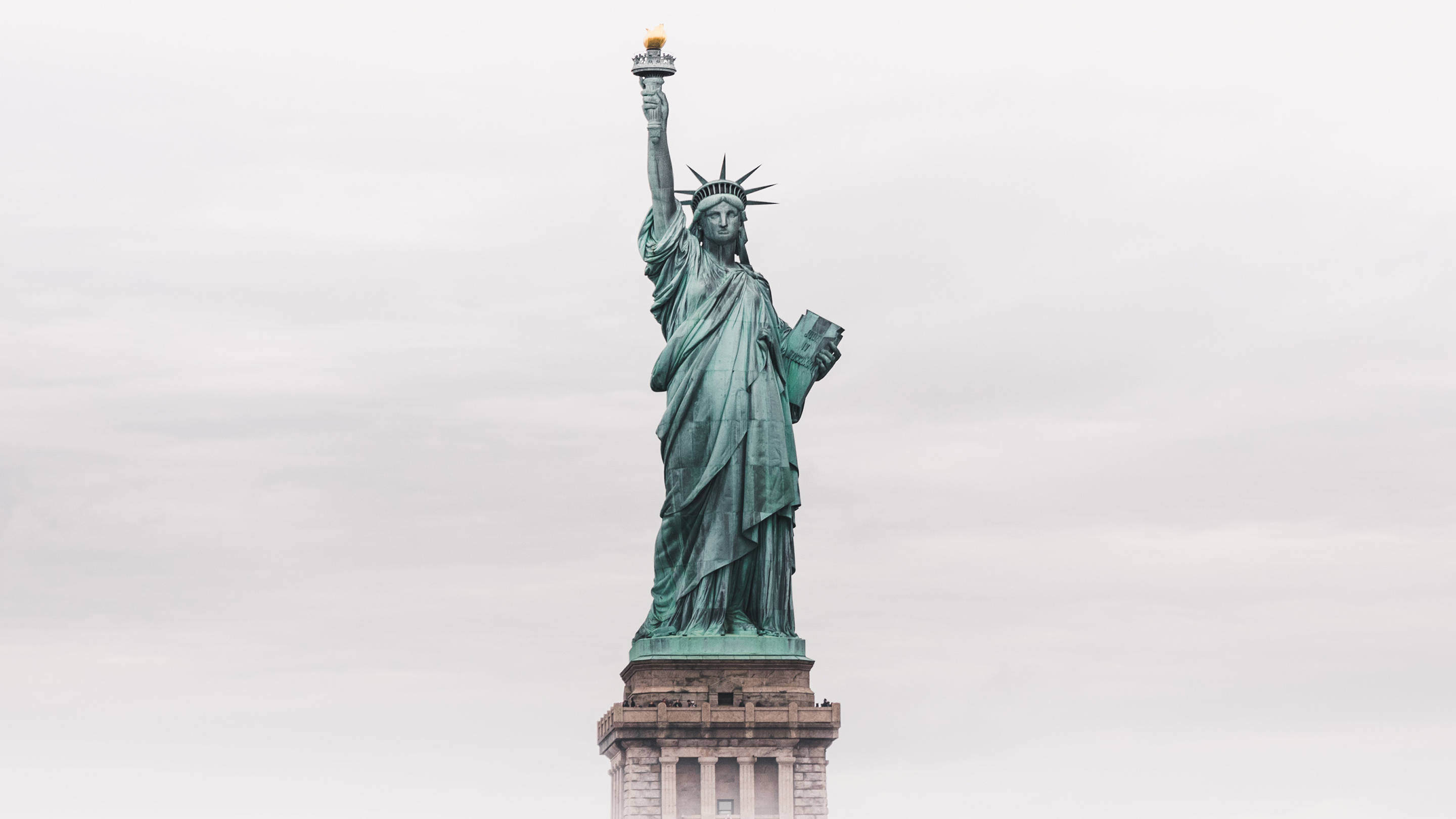 Playboy Politics Statue of Liberty by Luke Stackpoole